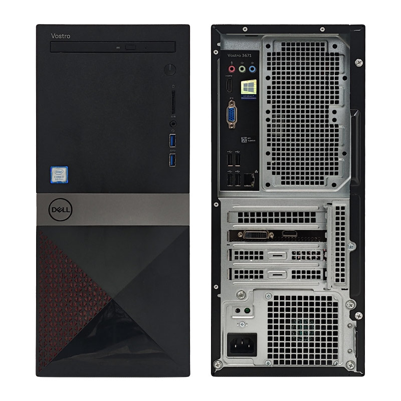 GTX1650搭載 中古デスクトップ Microsoft Office付き DELL Vostro 3671 Windows11 Pro Core i7 9700 メモリ 16GB 新品SSD 512GB 無線LAN Wi-Fi 液晶モニタ付 本 | DELL | 03