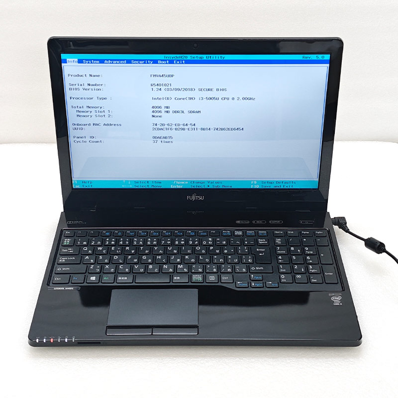 ジャンク品 富士通 LIFEBOOK AH45/U FMVA45UBP ジャンクPC ジャンクパソコン 保証無し OS無し ACアダプタ付属 | LIFEBOOK