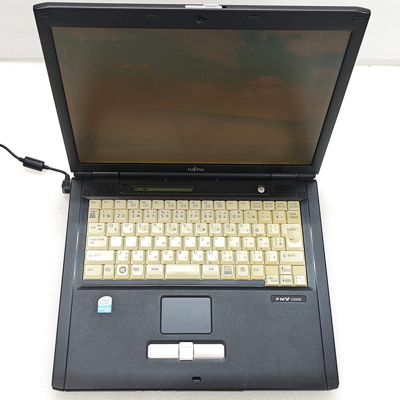 懐かしのXP 中古パソコン 富士通 FMV-C8250 WindowsXPPro Celeron M530 メモリ 1GB 新品SSD 256GB 15型 FDD動作確認済み 15インチ A4 本体 3ヶ月保証 | FMV | 02