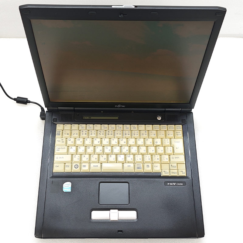 懐かしのXP 中古パソコン 富士通 FMV-C8250 WindowsXPPro Celeron M530 メモリ 1GB 新品SSD 256GB 15型 FDD動作確認済み 15インチ A4 本体 3ヶ月保証 | FMV | 02