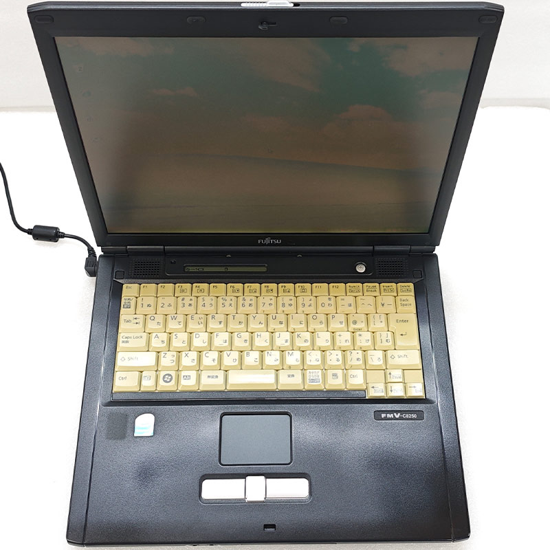懐かしのXP 中古パソコン 富士通 FMV-C8250 WindowsXPPro Celeron M530 メモリ 1GB 新品SSD 256GB 15型 FDD動作確認済み 15インチ A4 本体 3ヶ月保証 | FMV | 02