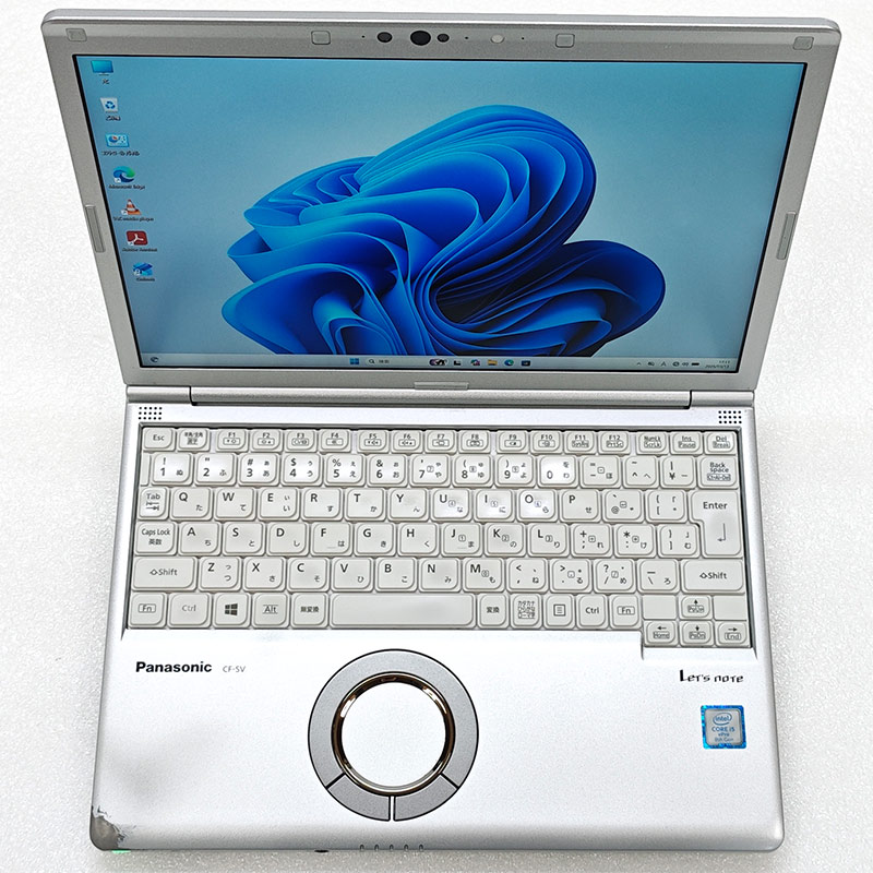 第8世代i5 中古パソコン Panasonic Let's note CF-SV7 Windows11 Pro Core i5 8350U メモリ 8GB SSD 256GB 12.1型 無線LAN Wi-Fi WEBカメラ 12インチ B5 本体 3 | Let’s note | 02