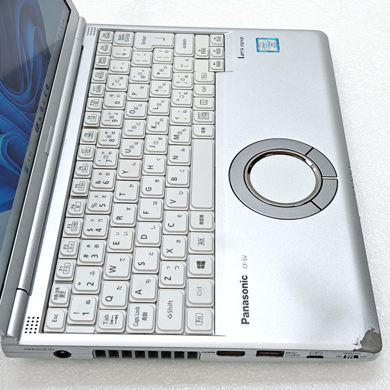 第8世代i5 中古パソコン Panasonic Let's note CF-SV7 Windows11 Pro Core i5 8350U メモリ 8GB SSD 256GB 12.1型 無線LAN Wi-Fi WEBカメラ 12インチ B5 本体 3 | Let’s note | 05