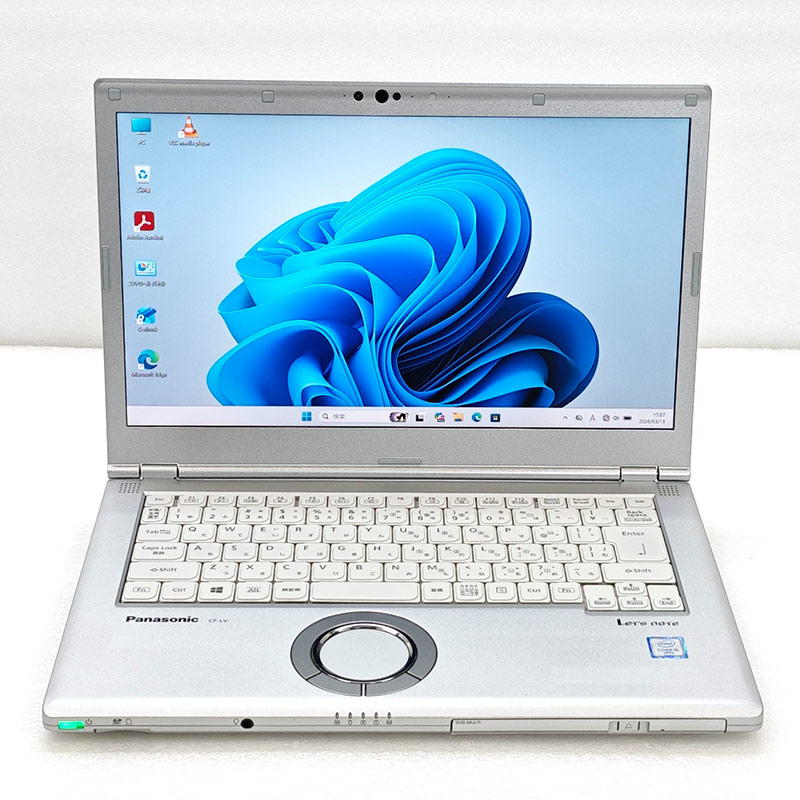 中古パソコン Microsoft Office付き Panasonic Let's note CF-LV8 Windows11 Pro Core i5 8365U メモリ 8GB SSD 256GB 14型 無線LAN Wi-Fi 14インチ B5 本体 3ヶ | Let’s note | 01