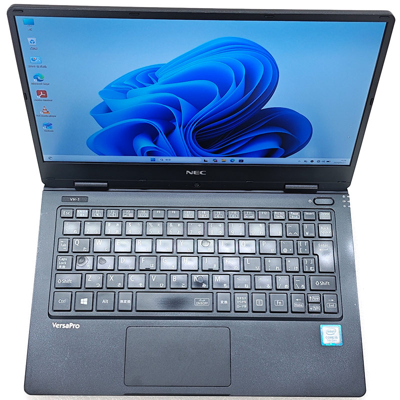 薄型 中古パソコン NEC VersaPro VKT12/H-1 Windows11 Pro Core i5 7Y54 メモリ 4GB SSD 256GB 12.5型 無線LAN Wi-Fi WEBカメラ 12インチ B5 本体 3ヶ月保証 WPS | VersaPro | 02