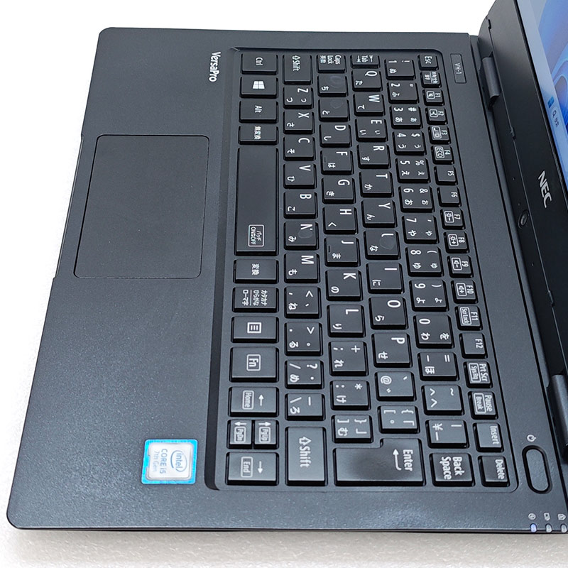 薄型 中古パソコン NEC VersaPro VKT12/H-1 Windows11 Pro Core i5 7Y54 メモリ 4GB SSD 256GB 12.5型 無線LAN Wi-Fi WEBカメラ 12インチ B5 本体 3ヶ月保証 WPS | VersaPro | 04