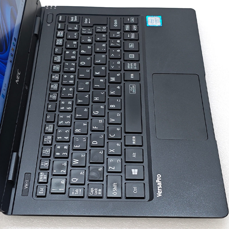 薄型 中古パソコン NEC VersaPro VKT12/H-1 Windows11 Pro Core i5 7Y54 メモリ 4GB SSD 256GB 12.5型 無線LAN Wi-Fi WEBカメラ 12インチ B5 本体 3ヶ月保証 WPS | VersaPro | 05
