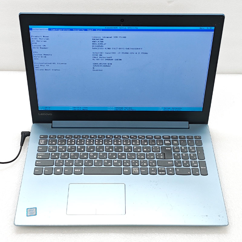 Lenovo IdeaPad ジャンク Lenovo（レノボ） ジャンク品 Lenovo ideapad 320-15IKB ジャンクPC