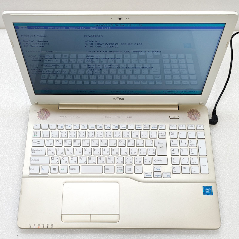 ジャンク品 富士通 LIFEBOOK AH42/B2 FMVA42B2G ジャンクPC ジャンクパソコン 保証無し OS無し ACアダプタ付属 | LIFEBOOK | 02