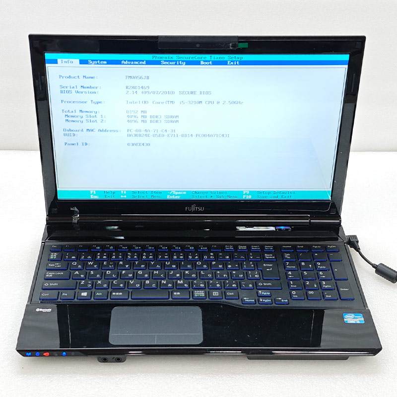 ☆ジャンク扱い/送料無料☆富士通 LIFEBOOK AH56 /Windows10/Intel