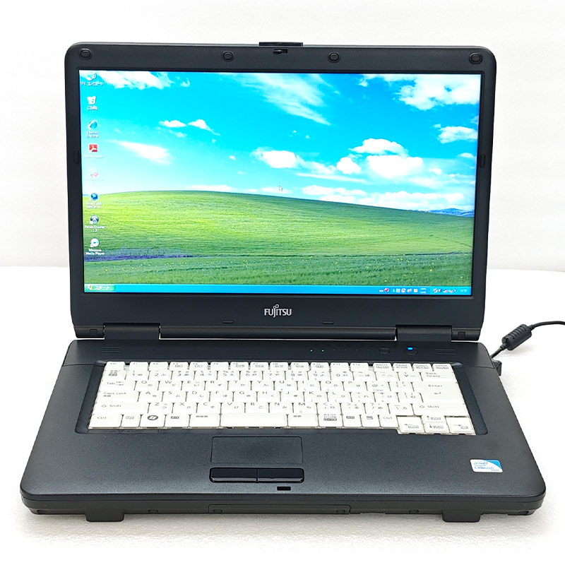 懐かしのWindows XP 中古パソコン 富士通 FMV-A8290 WindowsXPPro Celeron 900 メモリ 2GB HDD 160GB 15.6型 15インチ A4 本体 3ヶ月保証 | FMV | 01