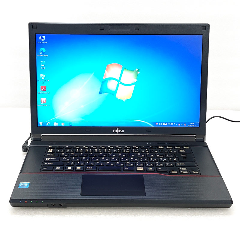 Win7 32bit 中古パソコン Microsoft Office付き 富士通 LIFEBOOK A553/G Windows7 Pro Celeron B830 メモリ 4GB HDD 320GB 15.6型 15インチ A4 本体 3ヶ月保証 | LIFEBOOK | 01