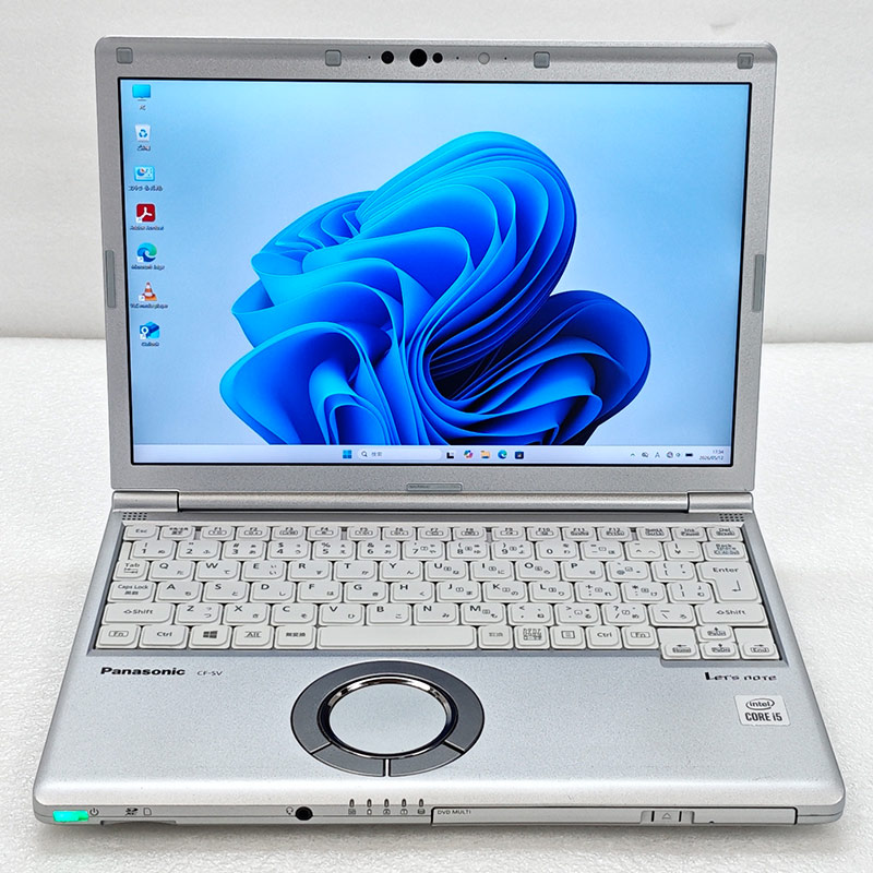 小型軽量PC 中古パソコン Panasonic Let's note CF-SV9 Windows11 Pro Core i5 10210U メモリ 8GB SSD 256GB 12.1型 無線LAN Wi-Fi WEBカメラ 12インチ B5 本体 | Let’s note | 01