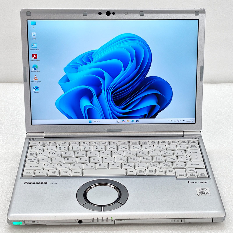 小型軽量PC 中古パソコン Panasonic Let's note CF-SV9 Windows11 Pro Core i5 10210U メモリ 8GB SSD 256GB 12.1型 無線LAN Wi-Fi WEBカメラ 12インチ B5 本体 | Let’s note | 01