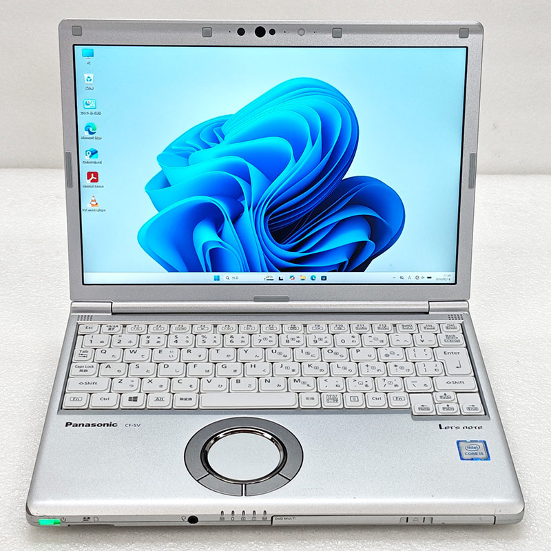 小型軽量PC 中古パソコン Panasonic Let's note CF-SV8 Windows11 Pro Core i5 8265U メモリ 8GB SSD 256GB 12.1型 無線LAN Wi-Fi WEBカメラ 12インチ B5 本体 3 | Let’s note | 01