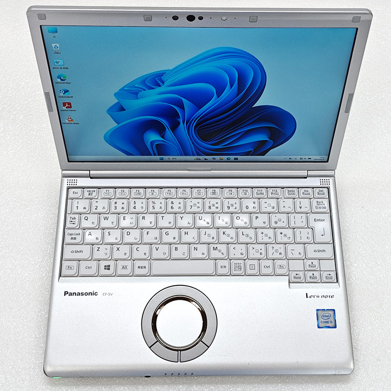 小型軽量PC 中古パソコン Panasonic Let's note CF-SV8 Windows11 Pro Core i5 8265U メモリ 8GB SSD 256GB 12.1型 無線LAN Wi-Fi WEBカメラ 12インチ B5 本体 3 | Let’s note | 02