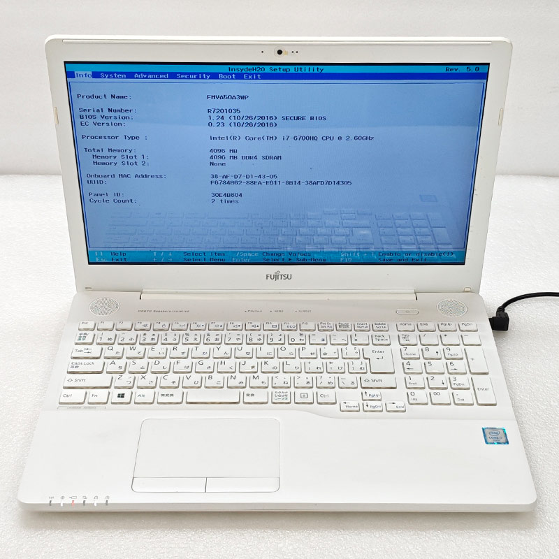 LIFEBOOK ジャンク品 富士通 AH50/A3 FMVA50A3WP ジャンクPC ジャンク