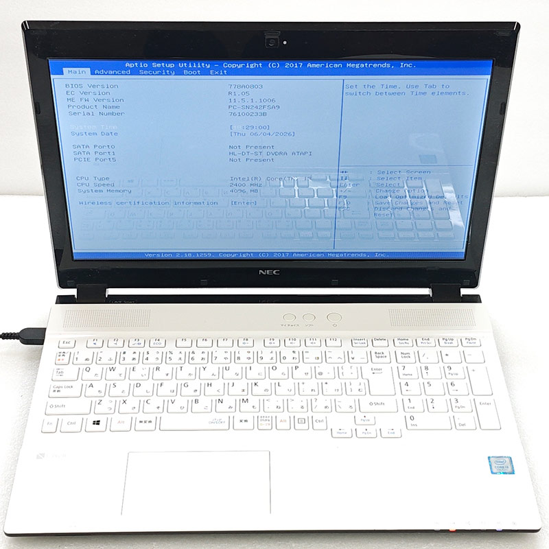 ジャンク品 NEC LAVIE PC-SN242FSA9 8124ju LaVie ジャンク品 NEC LAVIE PC-SN242FSA9 ジャンクPC ジャンク