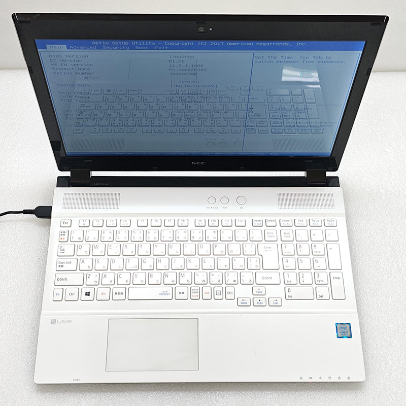 ジャンク品 NEC LAVIE PC-SN242FSA9 ジャンクPC ジャンクパソコン 保証無し OS無し ACアダプタ付属 | LaVie | 02