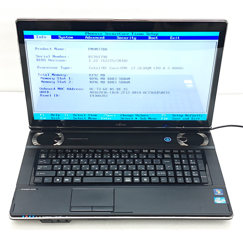 ジャンク品 富士通 LIFEBOOK NH77/DD 8127ju LIFEBOOK ジャンク品 富士通 NH77/DD ジャンクPC ジャンクパソコン