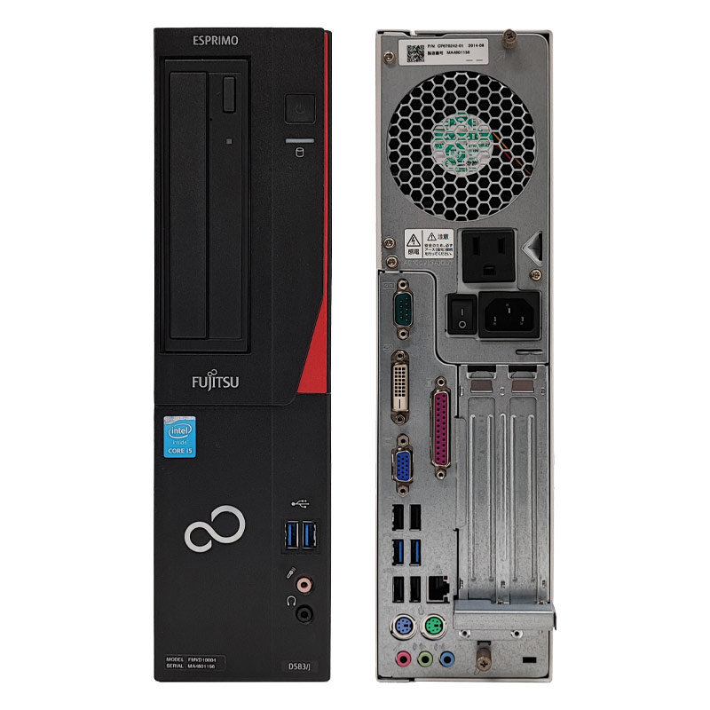 訳あり 中古デスクトップ 富士通 ESPRIMO D583/J Windows7 Pro Core i5 4590 メモリ 4GB HDD 320GB 本体 3ヶ月保証 WPS Office付 | LIFEBOOK | 04