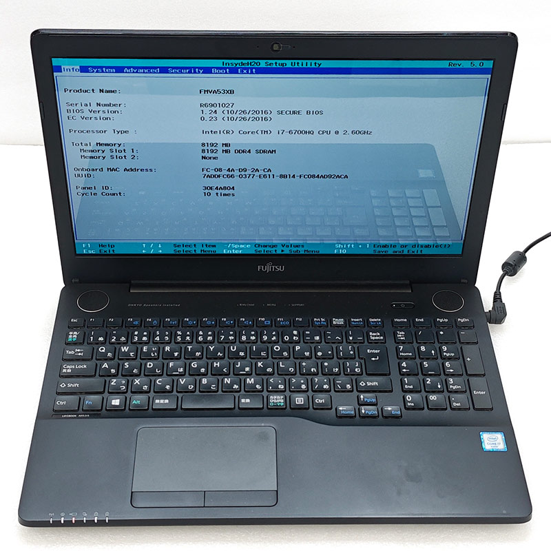 LIFEBOOK ジャンク品 富士通 AH53/X FMVA53XB ジャンクPC ジャンク