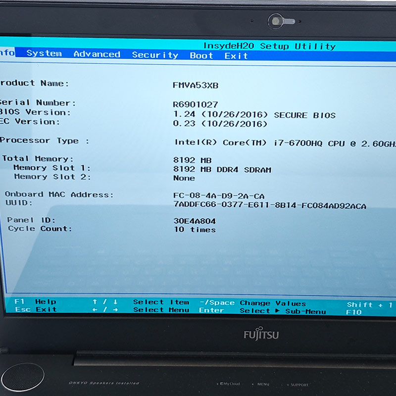LIFEBOOK ジャンク品 富士通 AH53/X FMVA53XB ジャンクPC ジャンク
