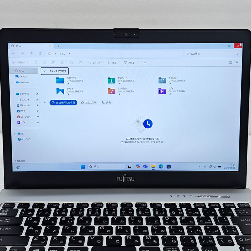 FHD液晶 中古パソコン 富士通 LIFEBOOK S938/B Windows11 Pro Core i5 8350U メモリ 8GB SSD 256GB 13.3型 無線LAN Wi-Fi WEBカメラ 13インチ B5 本体 3ヶ月保証 | LIFEBOOK | 06