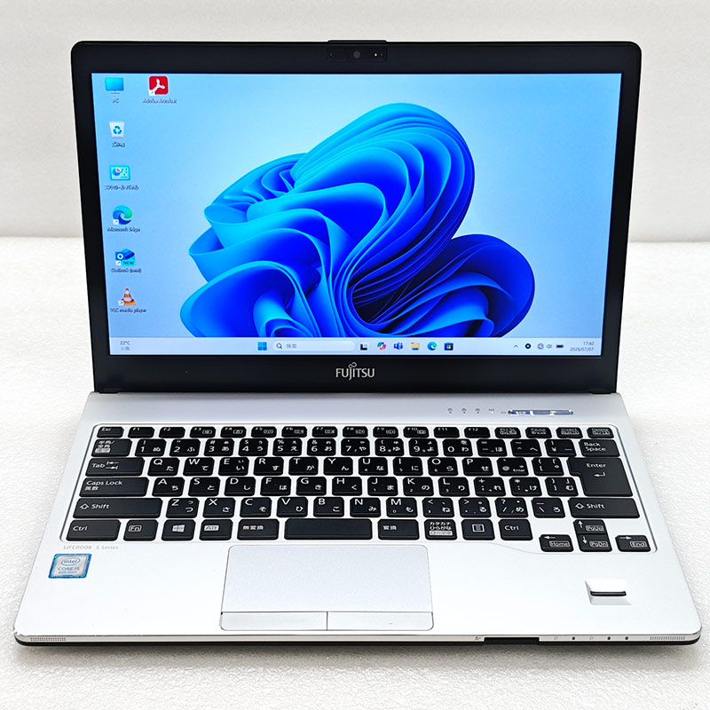 FHD液晶 中古パソコン Microsoft Office付き 富士通 LIFEBOOK S938/B Windows11 Pro Core i5 8350U メモリ 8GB SSD 256GB 13.3型 無線LAN Wi-Fi 13インチ B5 本 | LIFEBOOK | 01