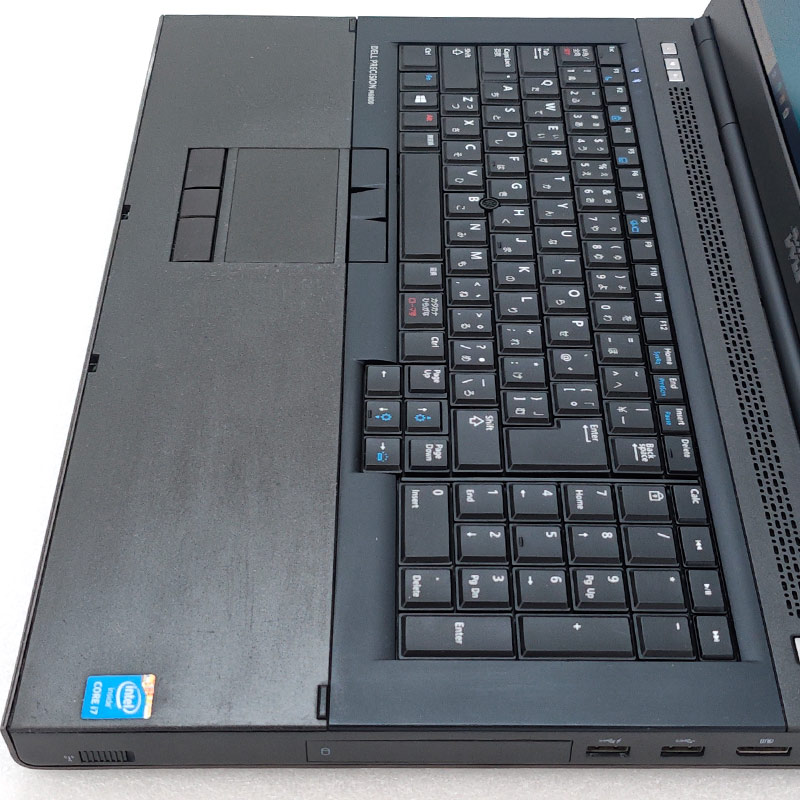 訳あり 中古パソコン DELL PRECISION M6800 Workstation Windows10 Pro Core i7 4710MQ メモリ 32GB SSD 250GB 17.3型 無線LAN Wi-Fi 17インチ A4 本体 3ヶ月保 | DELL | 04
