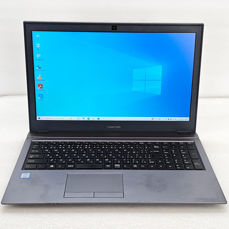 Win10 中古パソコン FRONTIER NLKR Windows10 Home Core i3 8130U メモリ 4GB SSD 240GB 15.6型 無線LAN Wi-Fi WEBカメラ 15インチ A4 本体 3ヶ月保証 WPS Offic | FRONTEER | 01