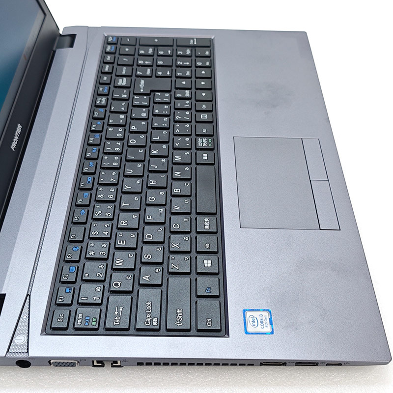 Win10 中古パソコン FRONTIER NLKR Windows10 Home Core i3 8130U メモリ 4GB SSD 240GB 15.6型 無線LAN Wi-Fi WEBカメラ 15インチ A4 本体 3ヶ月保証 WPS Offic | FRONTEER | 03