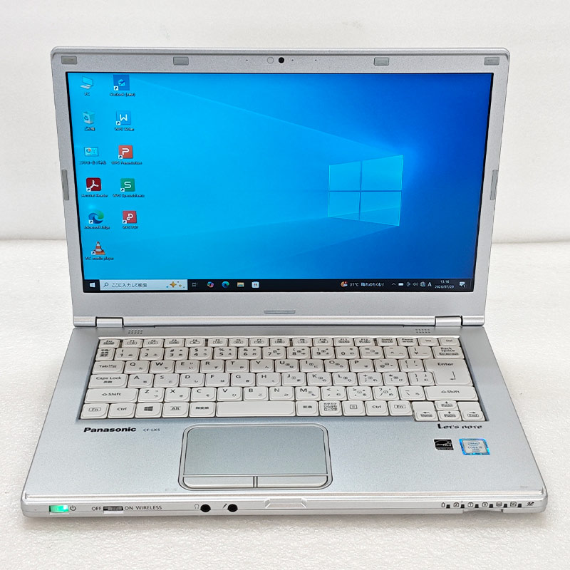 Win10 中古パソコン Microsoft Office付き Panasonic Let's note CF-LX5 Windows10 Pro Core i5 6300U メモリ 4GB SSD 128GB 14型 無線LAN Wi-Fi 14インチ A4 本 | Let’s note | 01