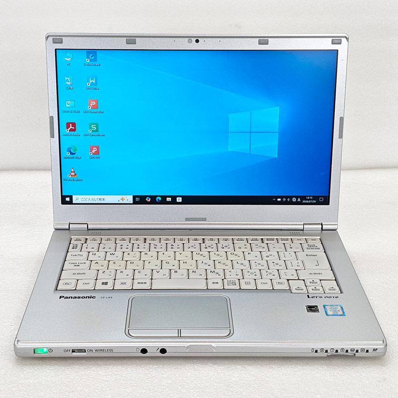 Win10 中古パソコン Panasonic Let's note CF-LX5 Windows10 Pro Core i5 6300U メモリ 4GB SSD 128GB 14型 無線LAN Wi-Fi WEBカメラ 14インチ A4 本体 3ヶ月保 | Let’s note | 01