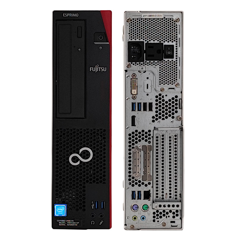 中古デスクトップ Microsoft Office付き 富士通 ESPRIMO D588/T Windows11 Pro Celeron G4900 メモリ 8GB SSD 256GB 本体 3ヶ月保証 | FMV-ESPRIMO | 03
