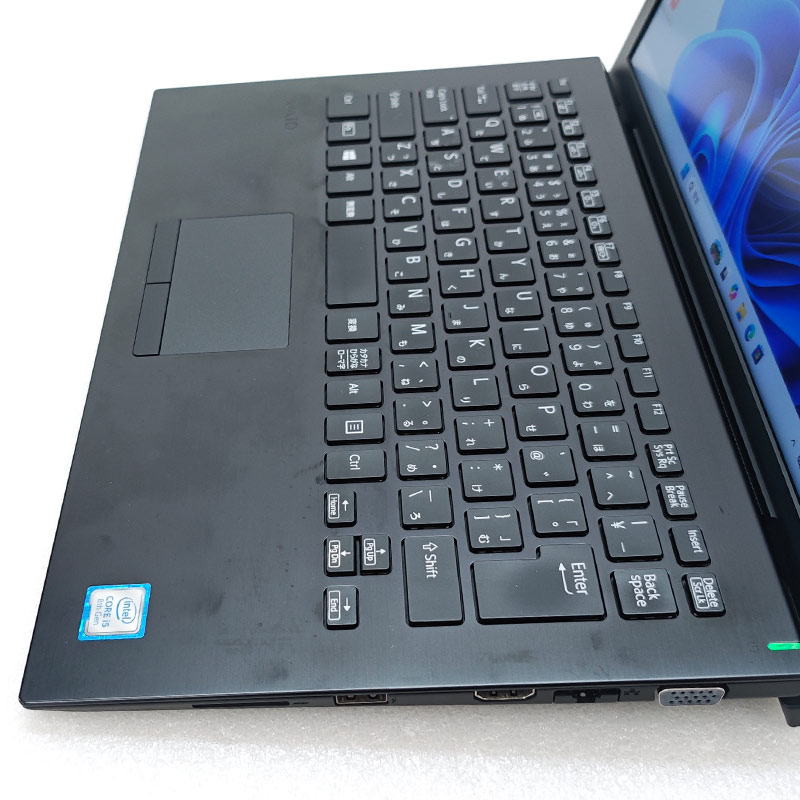 FHD液晶 中古パソコン Microsoft Office付き VAIO VAIO Pro PG VJPG11 Windows11 Home Core i5 8250U メモリ 8GB SSD 256GB 13.3型 無線LAN Wi-Fi 13インチ B5 | VAIO | 04