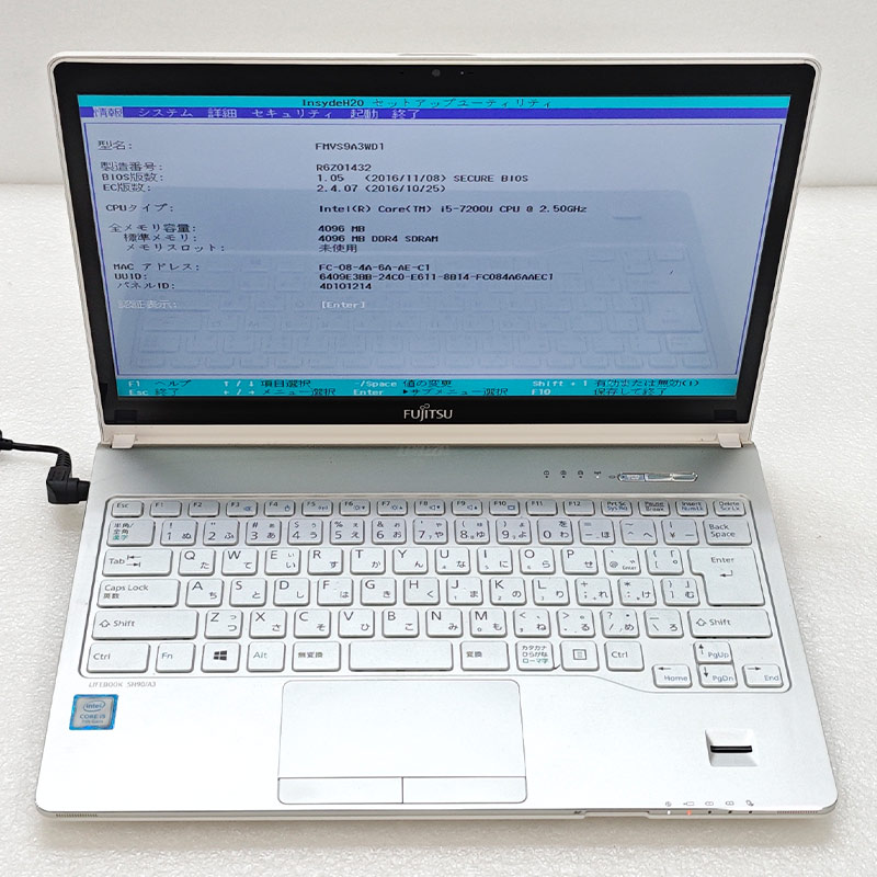 ジャンク品 富士通 LIFEBOOK SH90/A3 FMVS9A3WD1 ジャンクPC ジャンクパソコン 保証無し OS無し ACアダプタ付属 | LIFEBOOK