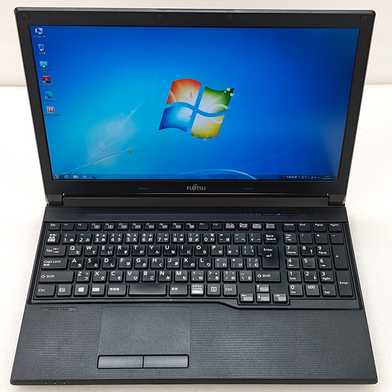 訳あり 中古パソコン 富士通 LIFEBOOK A576/N Windows7 Pro Core i5 6300U メモリ 8GB HDD 500GB 15.6型 無線LAN Wi-Fi 15インチ A4 本体 3ヶ月保証 WPS Office | LIFEBOOK | 02