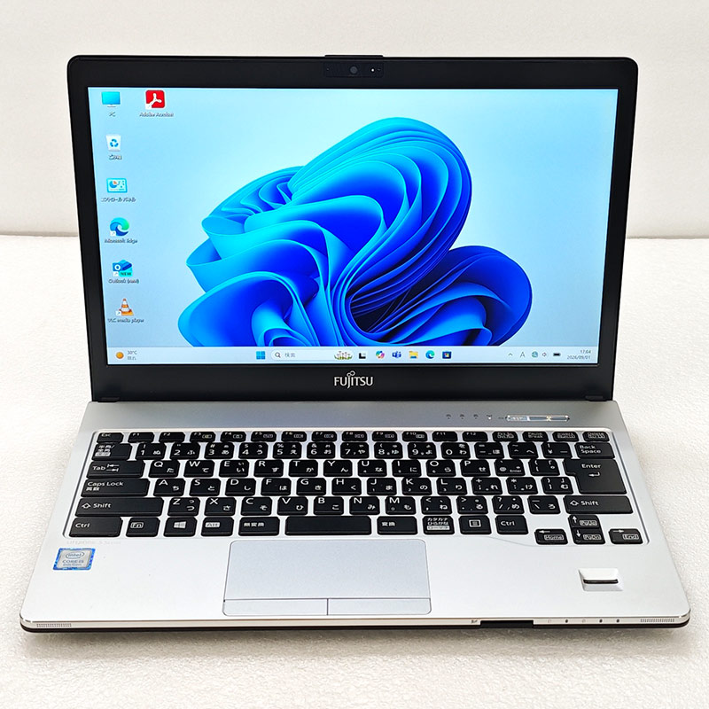 FHD液晶 中古パソコン 富士通 LIFEBOOK S938/B Windows11 Pro Core i5 8350U メモリ 8GB SSD 256GB 13.3型 無線LAN Wi-Fi WEBカメラ 13インチ B5 本体 3ヶ月保証 | LIFEBOOK | 01