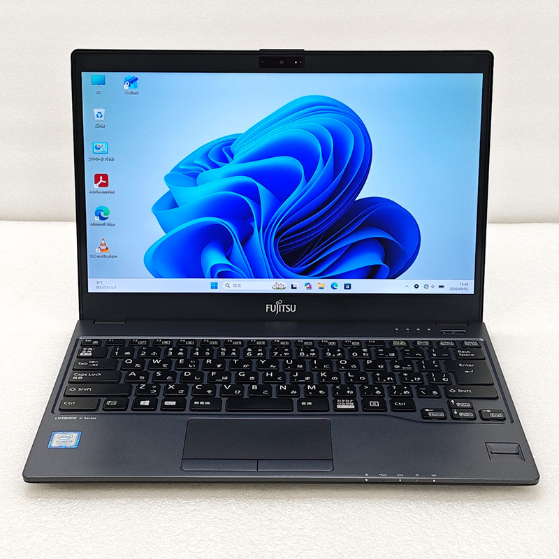 超軽量PC 中古パソコン 富士通 LIFEBOOK U938/S Windows11 Pro Core i5 7300U メモリ 8GB SSD 256GB 13.3型 無線LAN Wi-Fi WEBカメラ 13インチ B5 本体 3ヶ月保 | LIFEBOOK | 01