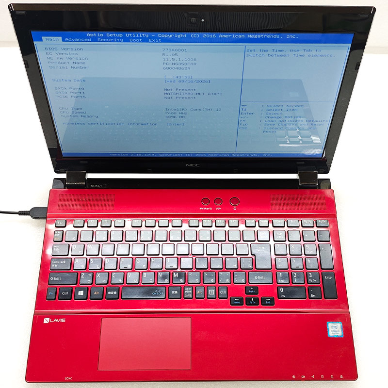 NEC ns350（Windowsノート）｜ノートパソコン | スマホ、タブレット