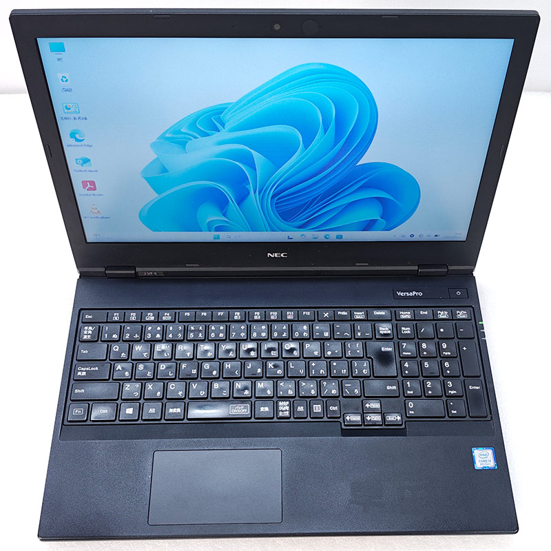 中古パソコン Microsoft Office付き NEC VersaPro VRL21/F-6 Windows11 Pro Core i3 8145U メモリ 8GB SSD 128GB 15.6型 無線LAN Wi-Fi 15インチ A4 本体 3ヶ月 | VersaPro | 02