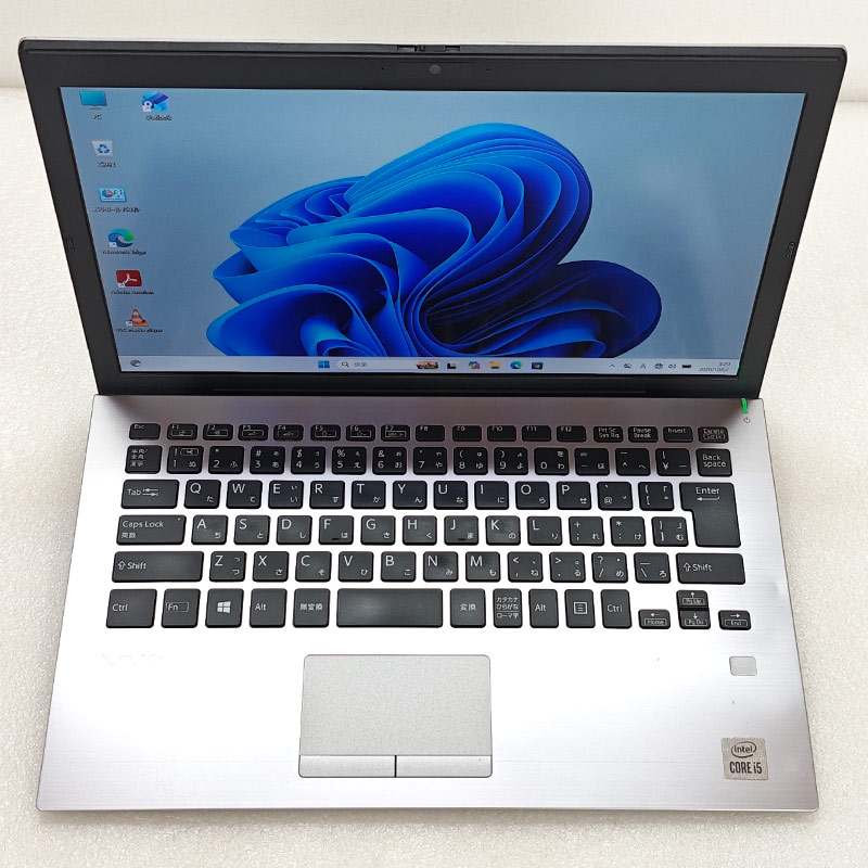 中古パソコン VAIO VAIO VJPG13C11N Windows11 Pro Core i5 1035G1 メモリ 8GB SSD 256GB 13.3型 無線LAN Wi-Fi WEBカメラ 13インチ B5 本体 3ヶ月保証 WPS Offi | VAIO | 02
