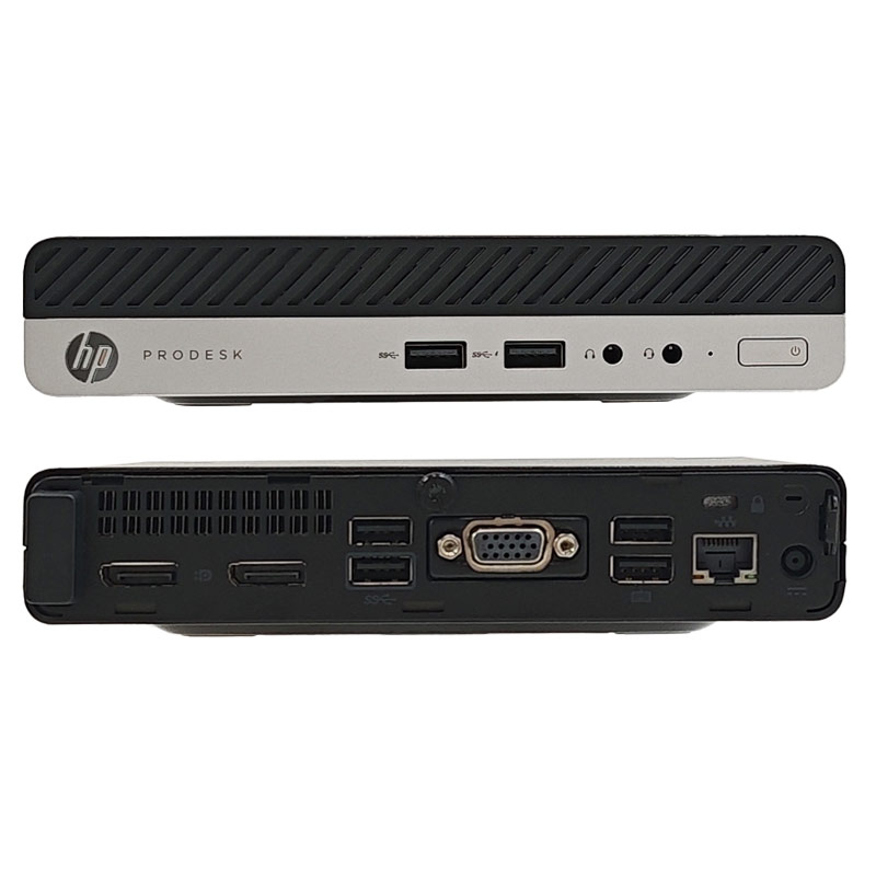 ミニPC 中古デスクトップ Microsoft Office付き HP Prodesk 400 G5 DM mini Windows11 Pro Core i5 9500T メモリ 8GB SSD 256GB 本体 3ヶ月保証 | 日本HP | 03