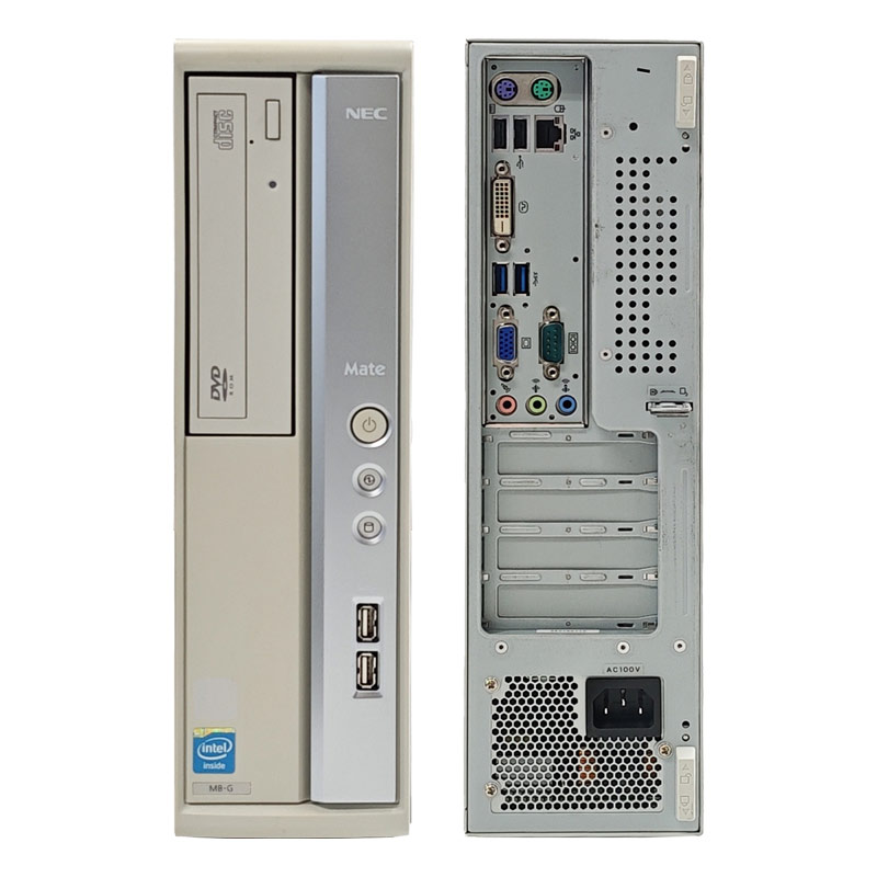 Win7 32bit 中古デスクトップ NEC Mate MK26E/B-G Windows7 Pro Celeron G1610 メモリ 4GB HDD 500GB 液晶モニタ WPS Office付 本体 3ヶ月保証  WPS Office付 | Mate | 03