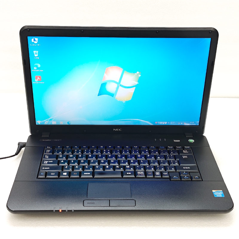 Win7 32bit 中古パソコン NEC VersaPro VK18E/A-G Windows7 Pro Celeron 1000M メモリ 2GB HDD 320GB 15.6型 15インチ A4 本体 3ヶ月保証 WPS Office付 | VersaPro | 01