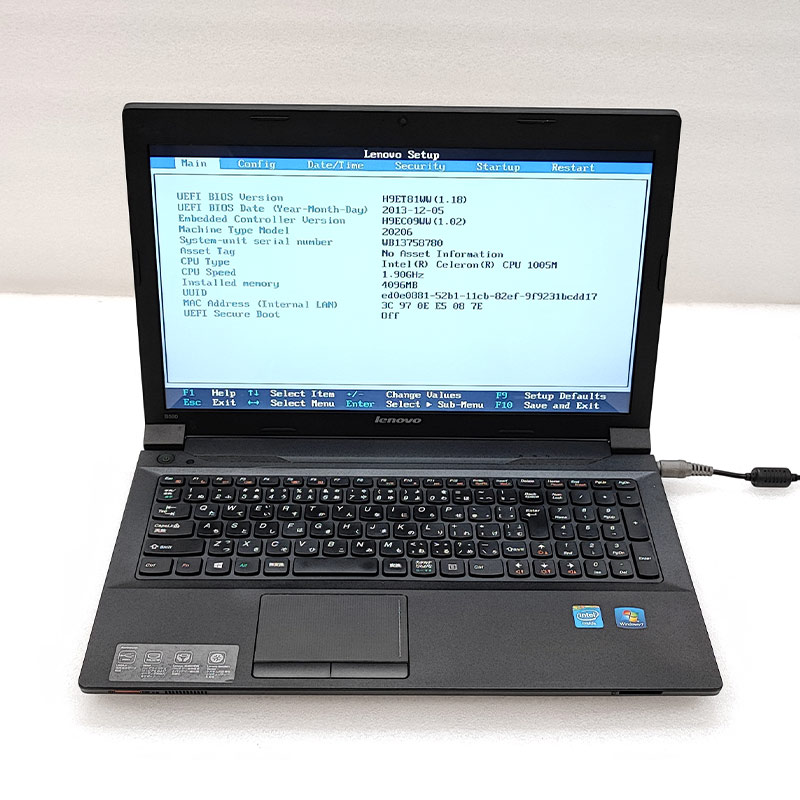 ジャンク品 Lenovo B590 ジャンクPC ジャンクパソコン 保証無し OS無し