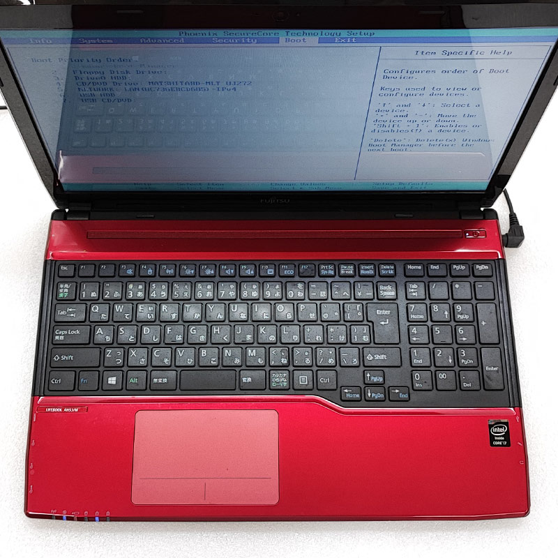 ジャンク品 富士通 LIFEBOOK AH53/M FMVA53MR ジャンクPC ジャンク