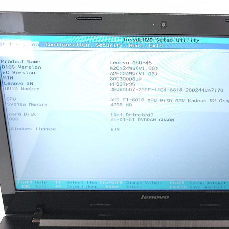 ジャンク品 Lenovo G50-45 ジャンクPC ジャンクパソコン 保証無し OS無し ACアダプタ付属｜gtech｜02