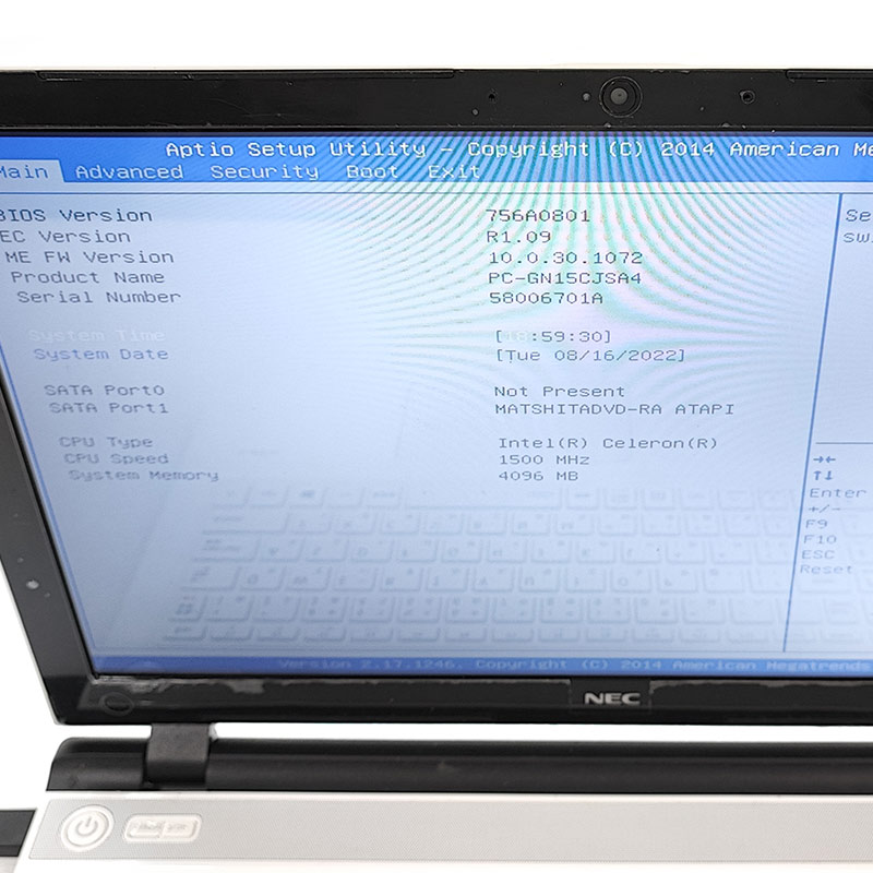 ジャンク品 NEC LaVie PC-GN15CJSA4 ジャンクPC ジャンクパソコン 保証